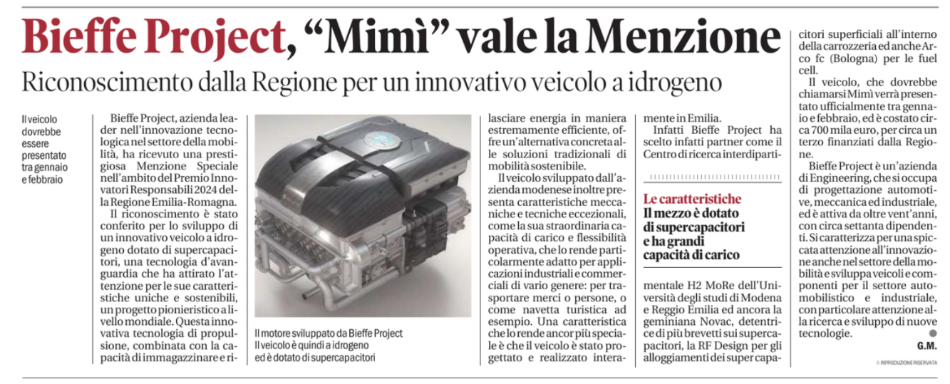 articolo premio idrogeno
